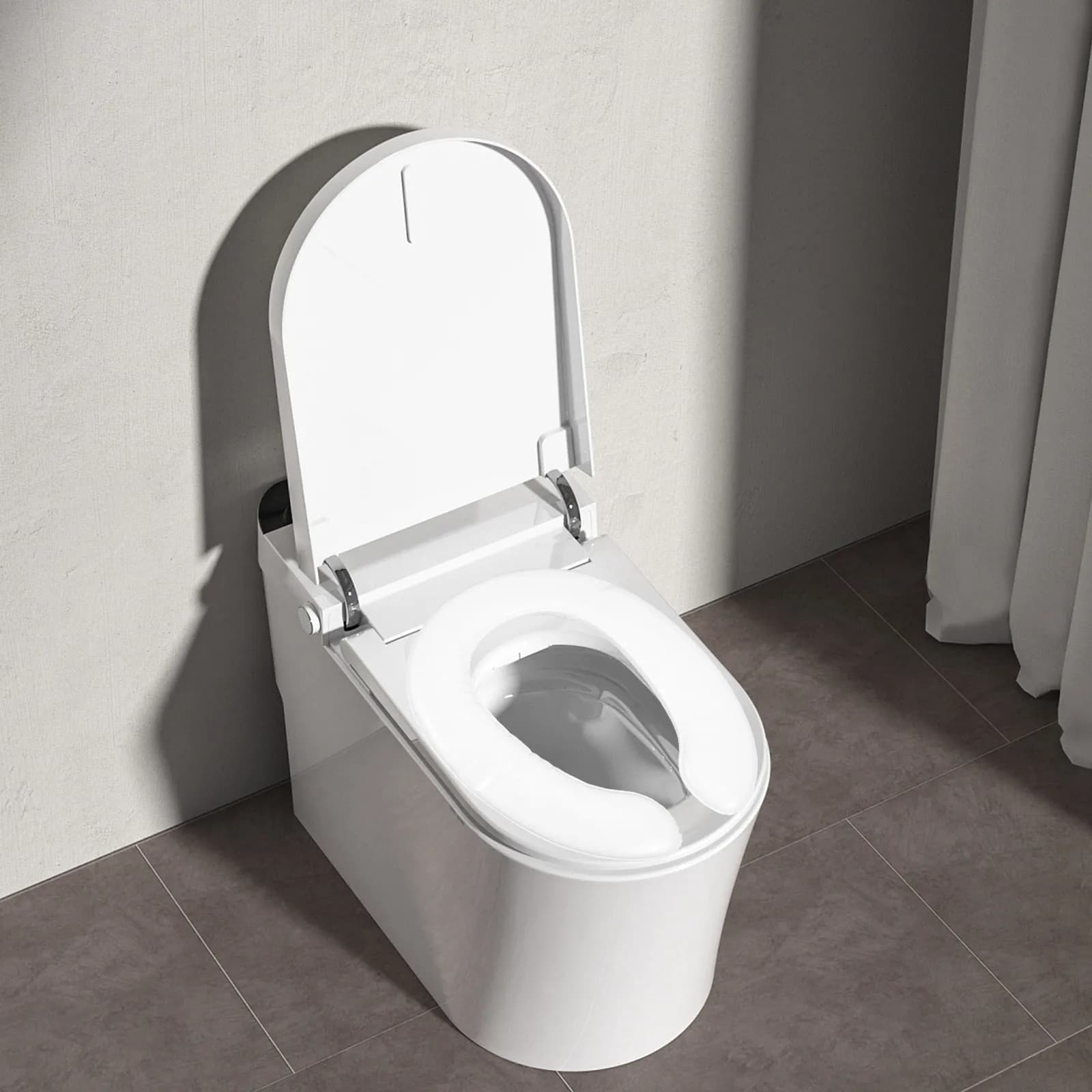 Cuscino per sedile WC per bambini, morbido e imbottito, ergonomico, coprisedile per l'uso del vasino, cuscino riutilizzabile, confortevole e delicato sulla pelle