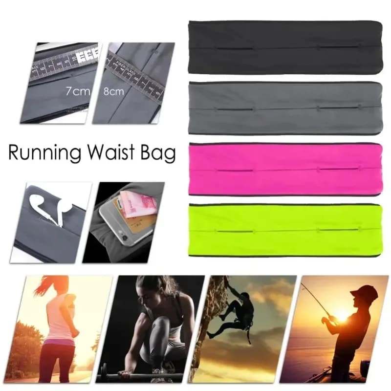 Invisible Multifunction Running Waist Bag for Men and Women, Portable Waist Bag for Sports and Leisure