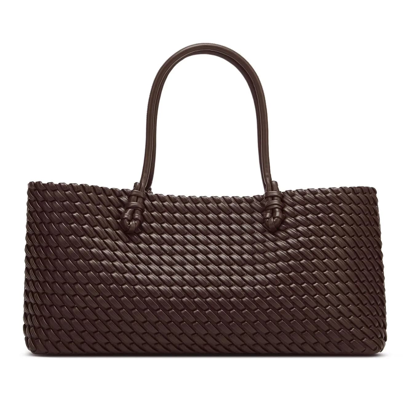 Woven Tote Bag Women Large Shoulder Handbag Vegan Leather Hobo Top-handle Handbag Underarm Shopper Travel Purse Designer Weave