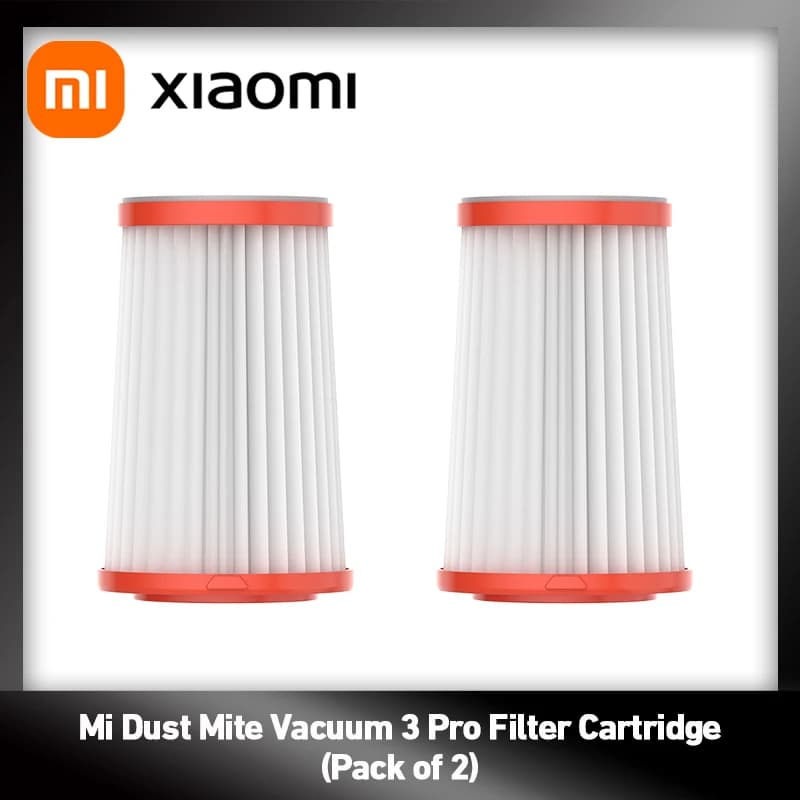 2PCS HEPA Filter Cartridge Replacement For Original Xiaomi Mi Dust Mite Vacuum Cleaner 3 Pro Washable Reusable Multi-Layer Parts
