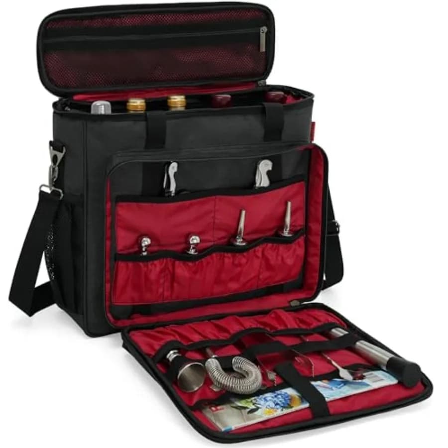 Kit da Barman 11 Pezzi, Set Shaker per Cocktail, Set da Viaggio per Barman