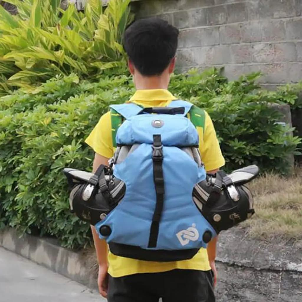 Zaino per Pattini a Rotelle Sportivi, Borsa Multilivello per Pattini in Linea, Accessori per Pattinaggio Artistico all'Aperto
