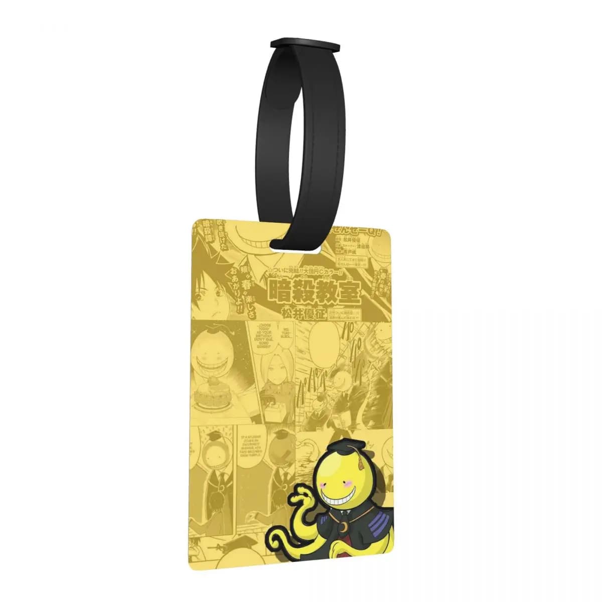 Etichette per bagagli Assassination Classroom Octopus Koro Sensei, etichetta per bagaglio da viaggio, etichetta per imbarco, porta etichette, identificativo, nome, indirizzo
