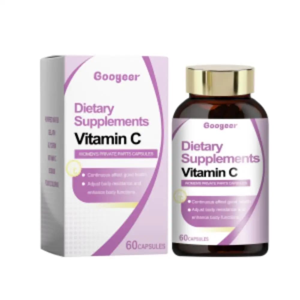Women's Probiotic Vitamin C Supplement pH Balance Support 60 Day Non GMO GMO Gluten Free