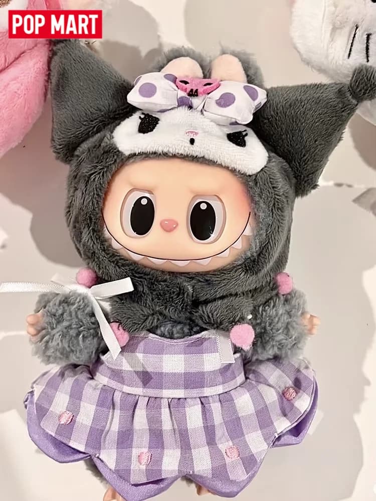 POP MART LABUBU THE MONSTERS Serie Sanrio Peluche in Vinile Mystery Box Originale Blind Box Giocattoli a Sorpresa Borsa Anime Figure da Scrivania