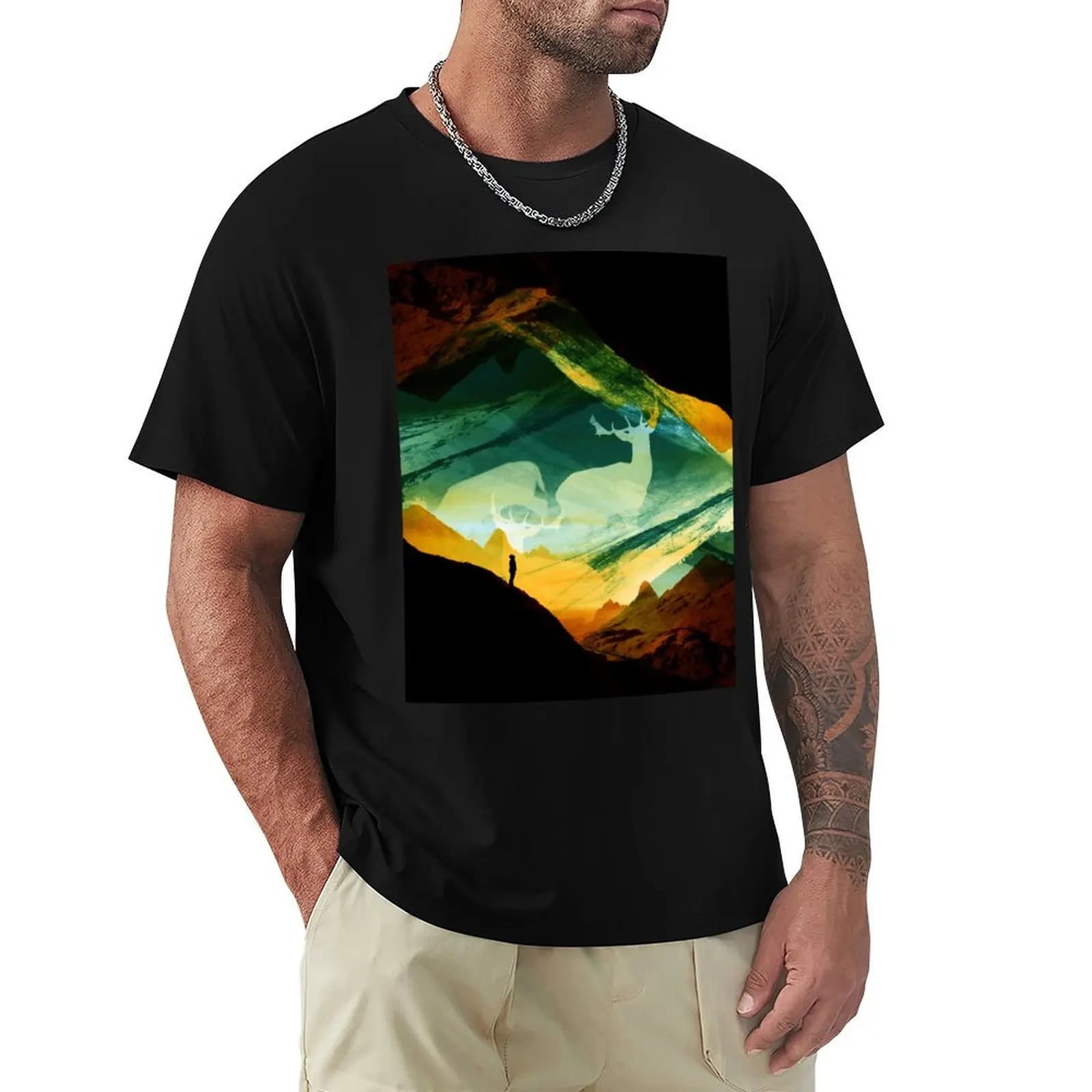 Native DreamCatcher T-Shirt Running Gym Short Sleeve Sports Tee