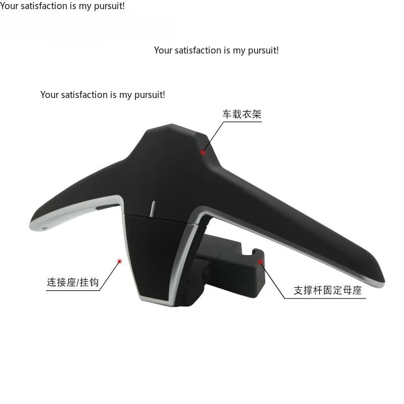 for back seat, store suits on car seat back Foldable car clothes hanger, airplane style