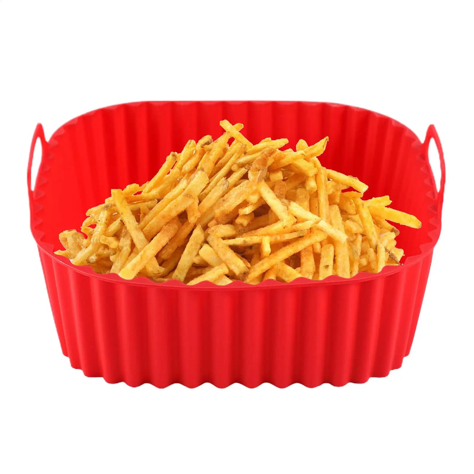 Air Fryer Silicone Liners Square Airfryer Liners Reusable Air Fryer Accessories Replacement for Parchment Airfryer Liners