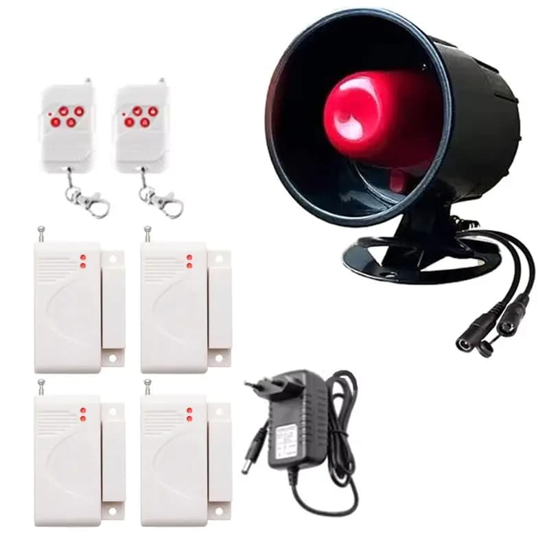Sistema di allarme wireless PHILE-433Mhz per la sicurezza domestica, antifurto con sensore per porta, installazione facile a lungo raggio