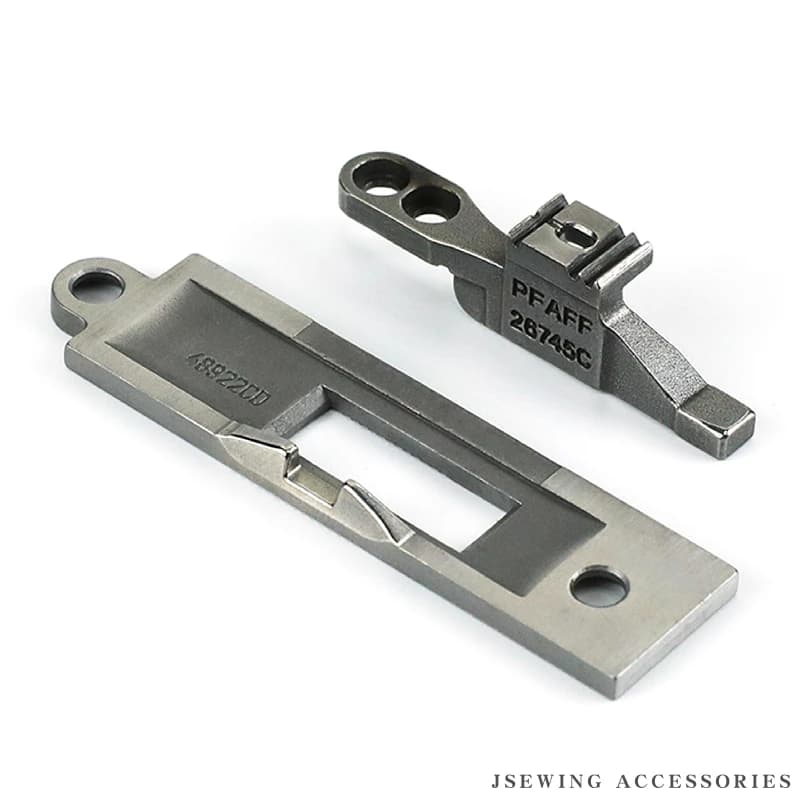 91-026745-04 Feed Dog & 91-048922-04 Set di calibri per piastre ad ago per PFAFF 145, 335, 545, 1245, 1445 parti di macchine da cucire