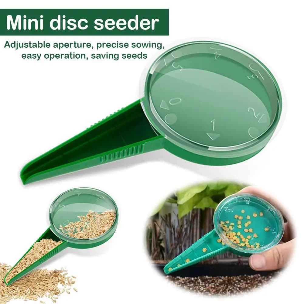 Seminator Multifunction Adjustable for Seeds, Dispenser Manual for Plants, Accessories for Semina di Fiori, Grass e Piante da Giardino