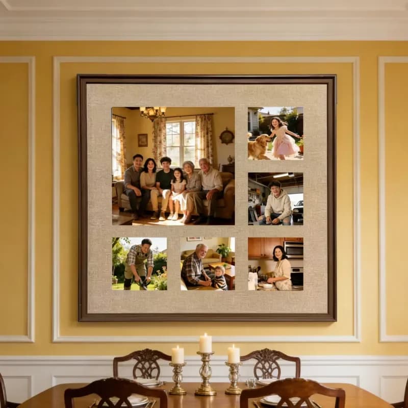 Cinema Grade High Definition Digital Photo Frame with Seamless Photo Slideshow and Video Playback