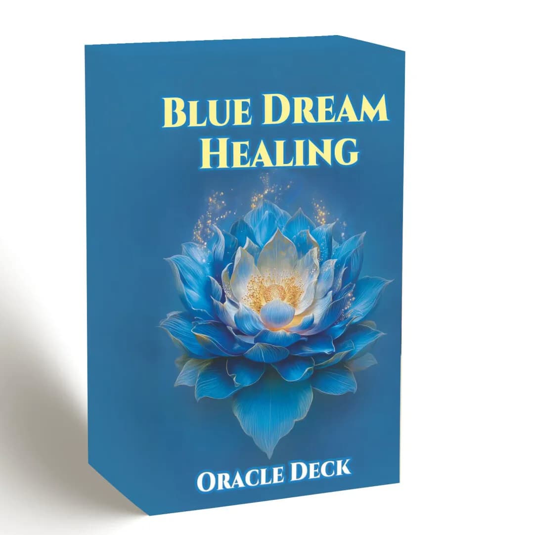 80 carte Oracle da sogno blu 13x8 cm, acqua al chiaro di luna, guarigione emotiva, consapevolezza interna, gioco di carte dei tarocchi compagno delicato