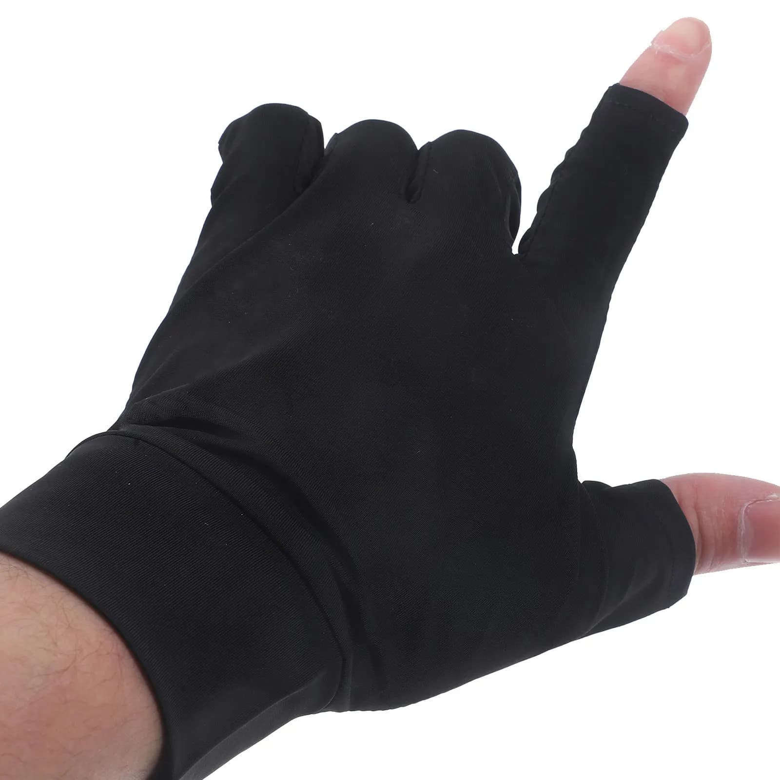1Pair Half-Finger Breathable Quick-Dry Sun-Proof Sports Gloves for Cycling Riding Hiking Fishing Jogging Climbing Outdoor