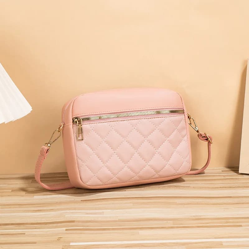 Borsa a tracolla piccola quadrata in PU, borsa estiva da donna per uscite casual, viaggi ed eventi formali