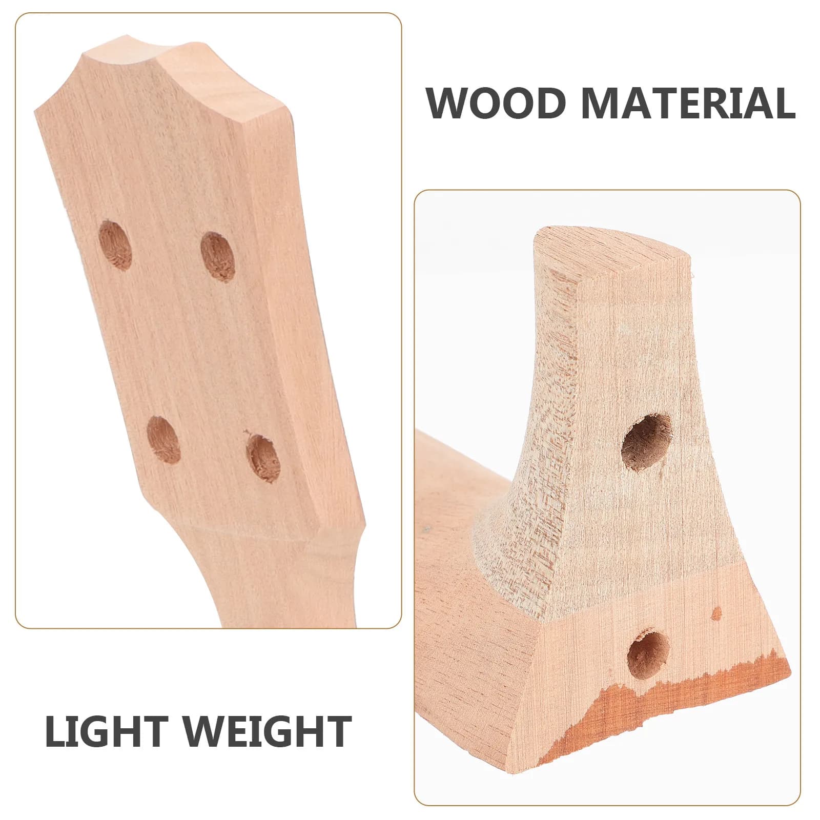 Manico in legno grezzo per ukulele da concerto, fai da te, per strumenti artigianali, parte di ricambio, materiale naturale sicuro, divertimento per tutta la famiglia