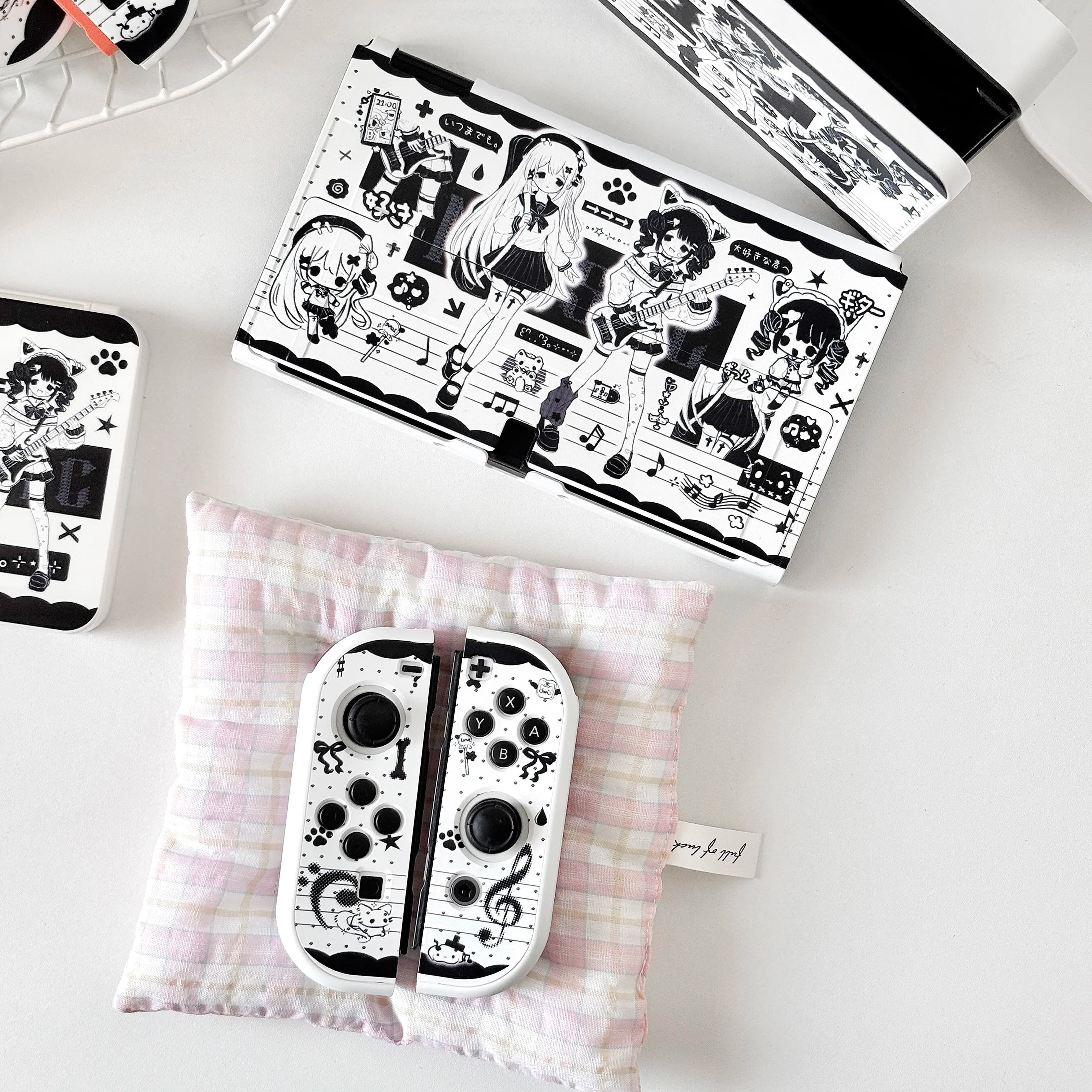 Custodia protettiva per interruttore Cartoon Custodia per console di gioco carina Kawaii compatibile con la copertura Joy-Con per controller Nintendo Switch 2/OLED
