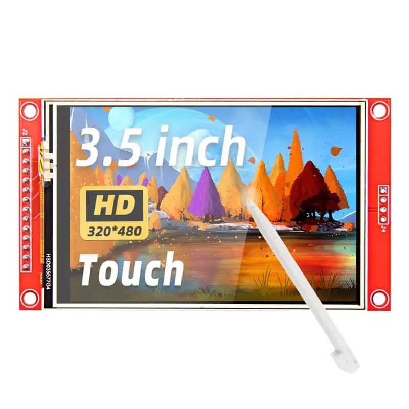 [Techverse]-TFT LCD Display Module 3.5 Inch With ILI9488 Touch Driver SPI Port 320X480 Serial Interface(9 IO) For Ard Arduino St
