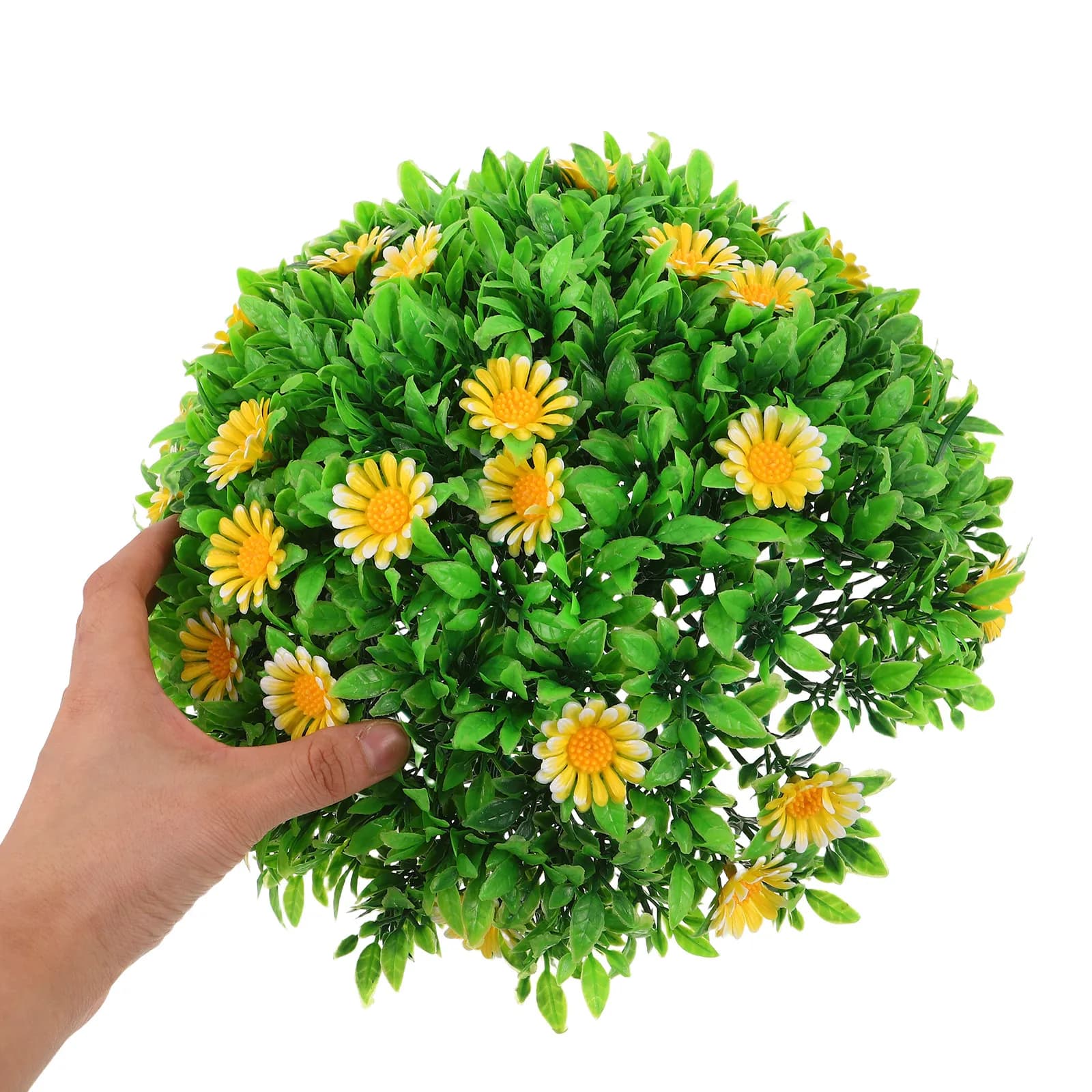 Artificial Plant Flower Ball Faux Daisy 11.8 Inch Realistic Greenery Wedding Table Centerpiece Party Decoration Simulated Flower