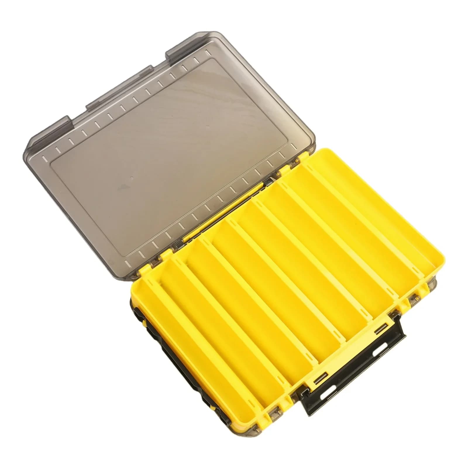 Bag for Fish and Fishing Equipment, Double Side Waterproof Box with Transparent Cover for Sun Protection and Ruggine