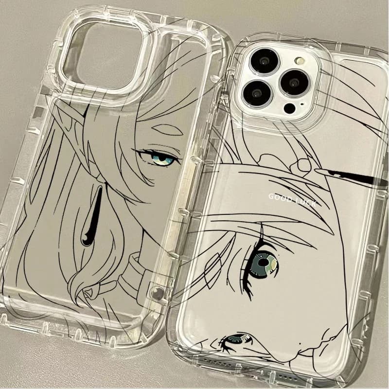 Hot Anime Comics Frieren Protective Soft Case For Samsung Galaxy S25 S24 Ultra S23 S22 Plus S21 S20 FE A15 A35 A55 A54 5G Cover