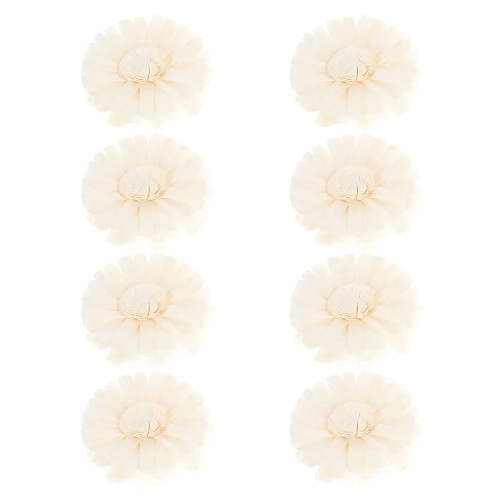 8 Pezzi Diffusori a Forma di Crisantemo, Bastoncini Decorativi in Legno Naturale Sola per Aromaterapia, Ricariche Floreali per Profumare la Casa