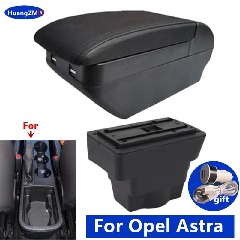 For Opel Astra J Armrest Box For Opel Astra Car Armrest box Center Storage Box Interior Dedicated Retrofit parts car accessories