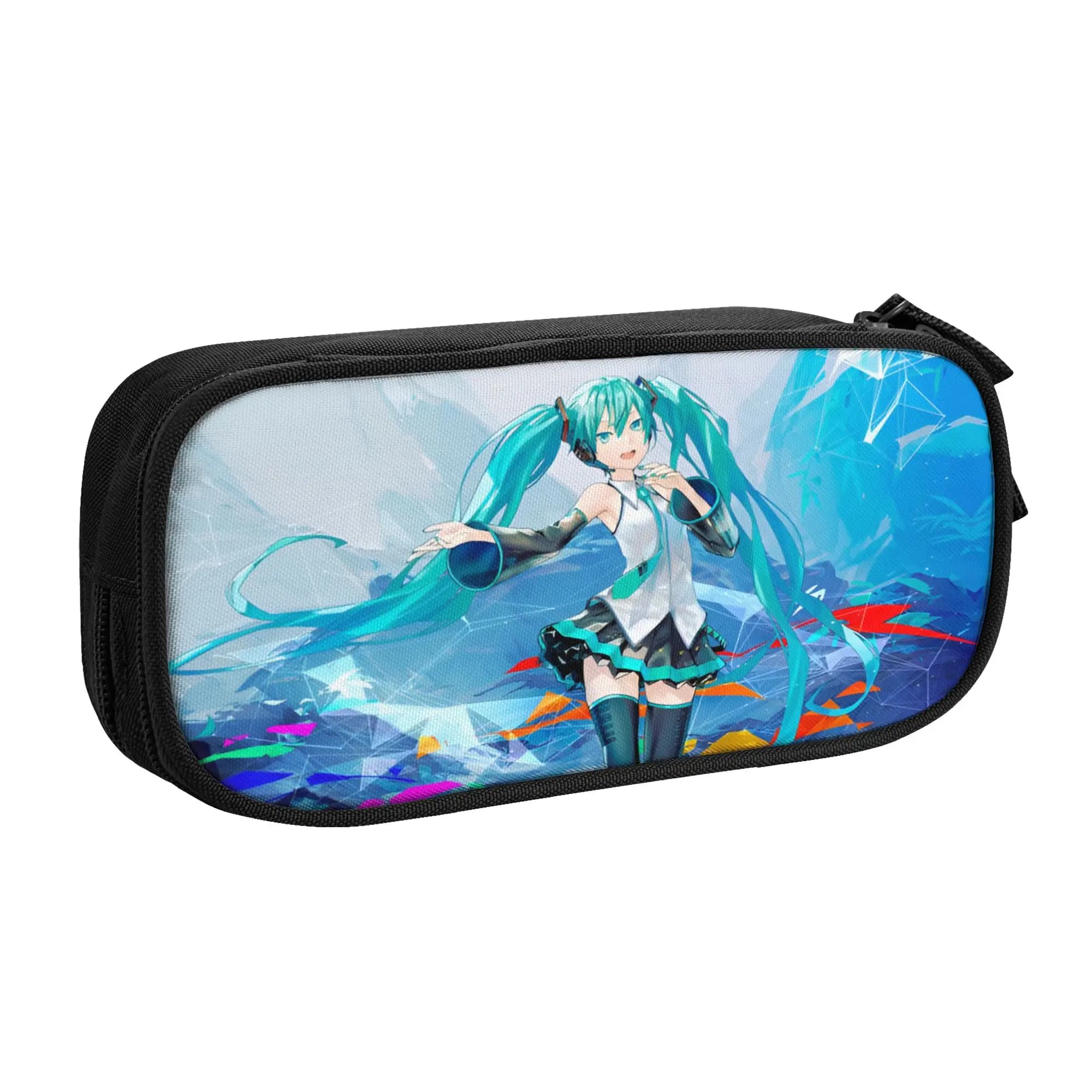 Astuccio Personalizzato Kawaii H-Hatsunes per Ragazze e Ragazzi, Grande Portapenne per Accessori Scolastici Vocaloid Mikus