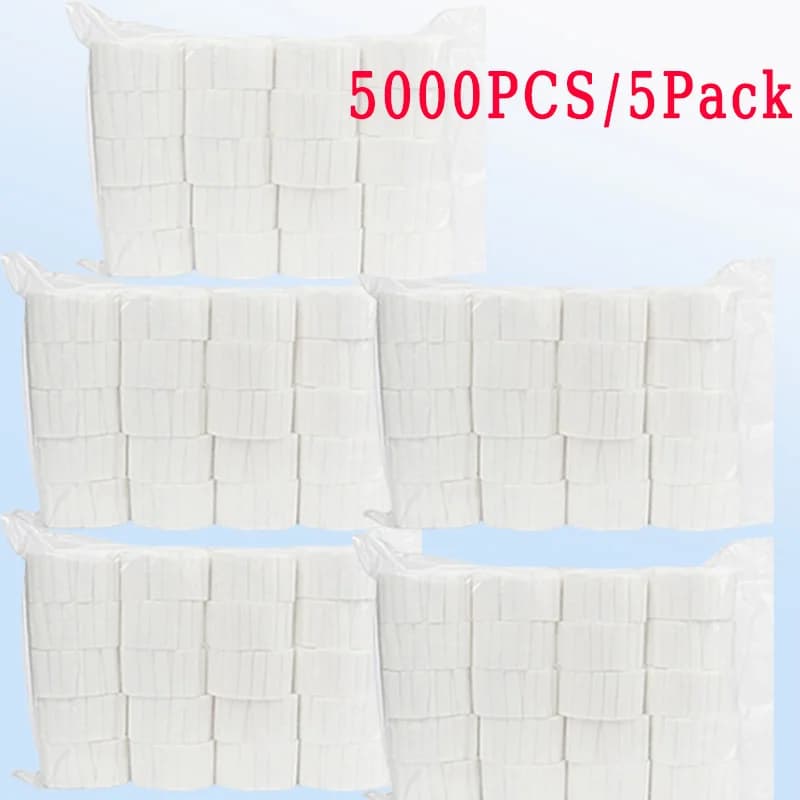 5000 Pieces of Medical Cotton Rolls For Dentists, Supplies for Dental Whitening and Application of Dentali Gems