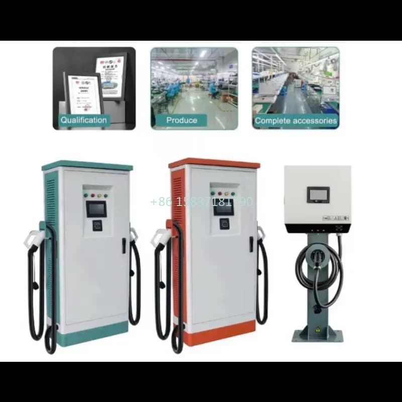 Stazione di ricarica EV personalizzata Nuovo design Stazione di ricarica DC EV Caricatore rapido DC Stazione di ricarica per auto DC EV Prezzo per Ecuador
