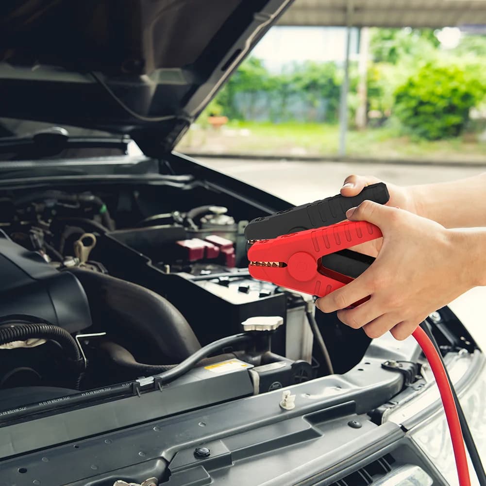 Morsetti per Cavi di Avviamento 8AWG, Cavi di Avviamento per Auto, Compatibili con Batterie DeWalt 18V/20V