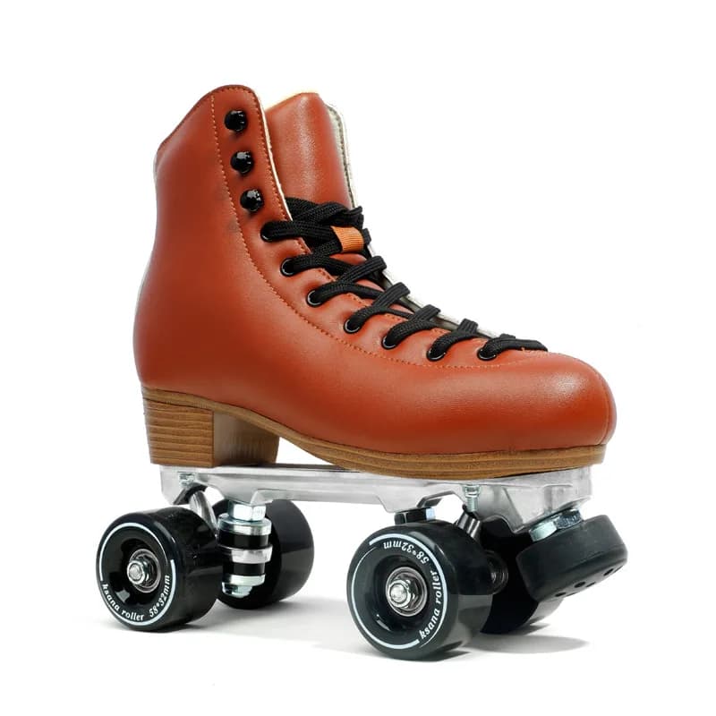2025 Nuovi pattini a rotelle a doppia fila 4 ruote Scarpe per le donne Principianti Pattinaggio su ghiaccio all'aperto Rink Training Quad Sneakers Taglia 35-44