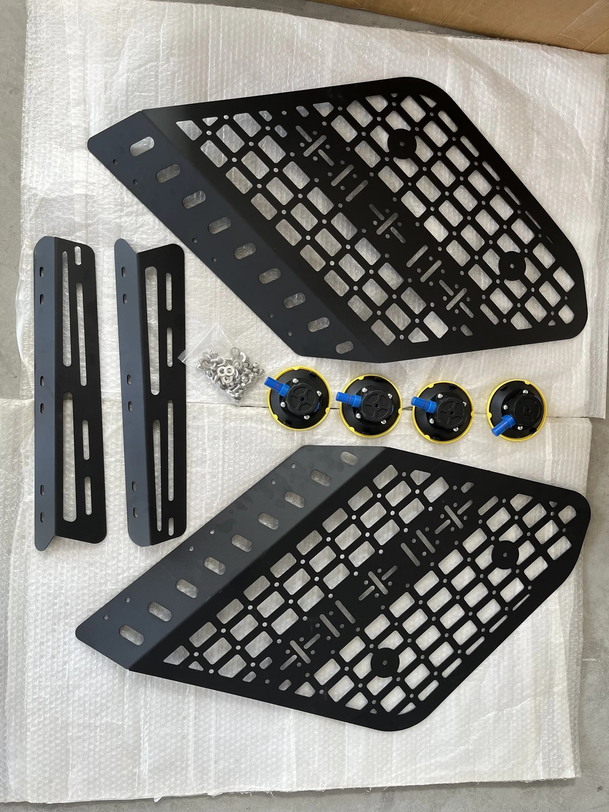Per Toyota 4Runner 14-24 Pannello portaoggetti esterno MOLLE Portapacchi Accessori per auto - Organizzatore durevole per veicoli utili sportivi
