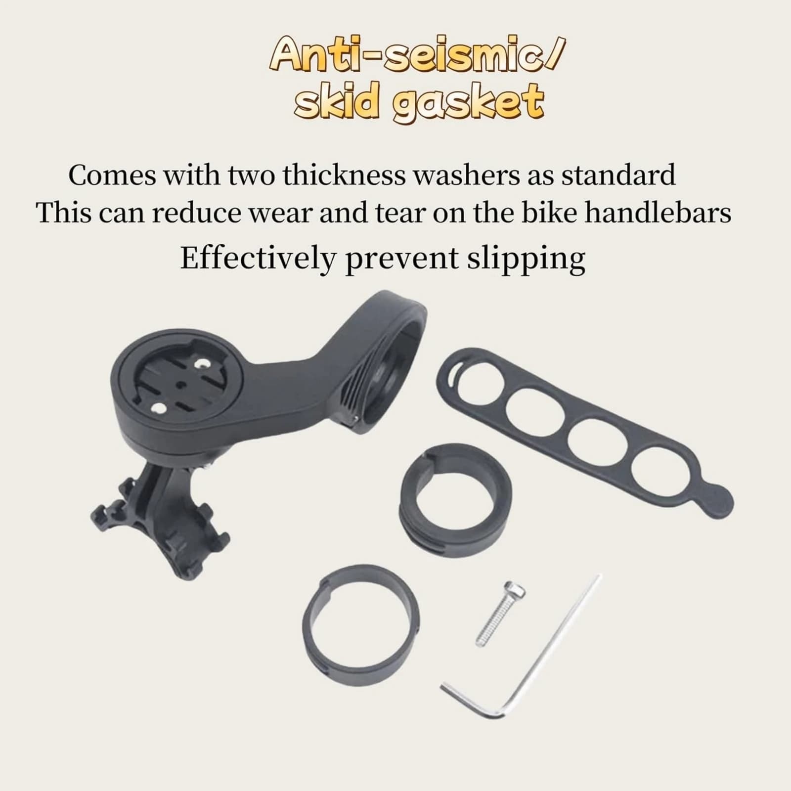 SUKOU Supporto per computer da bici con supporto GoPro inferiore + staffa leggera per accessori per biciclette Garmin Majin Xingzhe Blackbird IGPS
