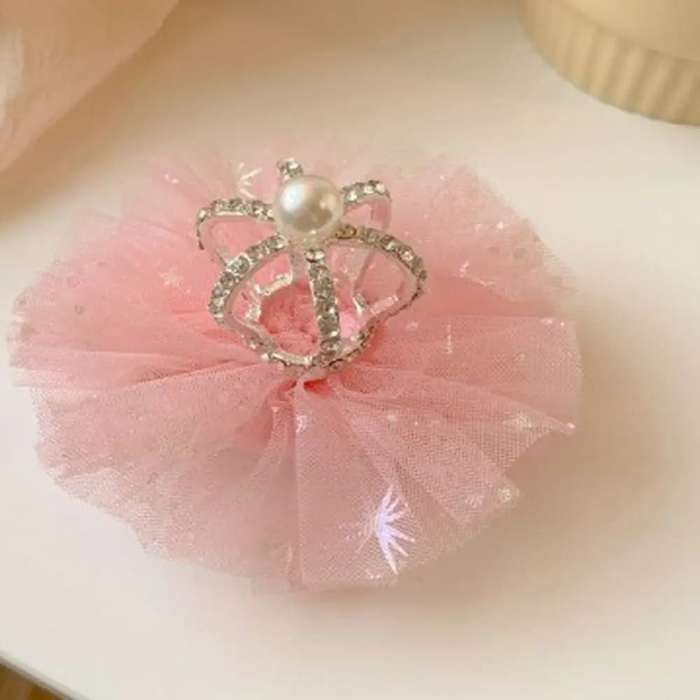 Lovely Tiara in Alloy with Rhinestones, Hair Accessories, Girls' Clip