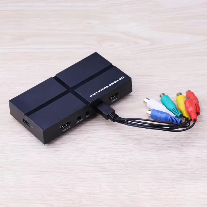 Scheda di acquisizione video AV HDMI a USB 3.0 1080P 60fps Telefono PC Scatola di registrazione giochi MIC IN Uscita audio HD Loop Trasmissione in streaming live