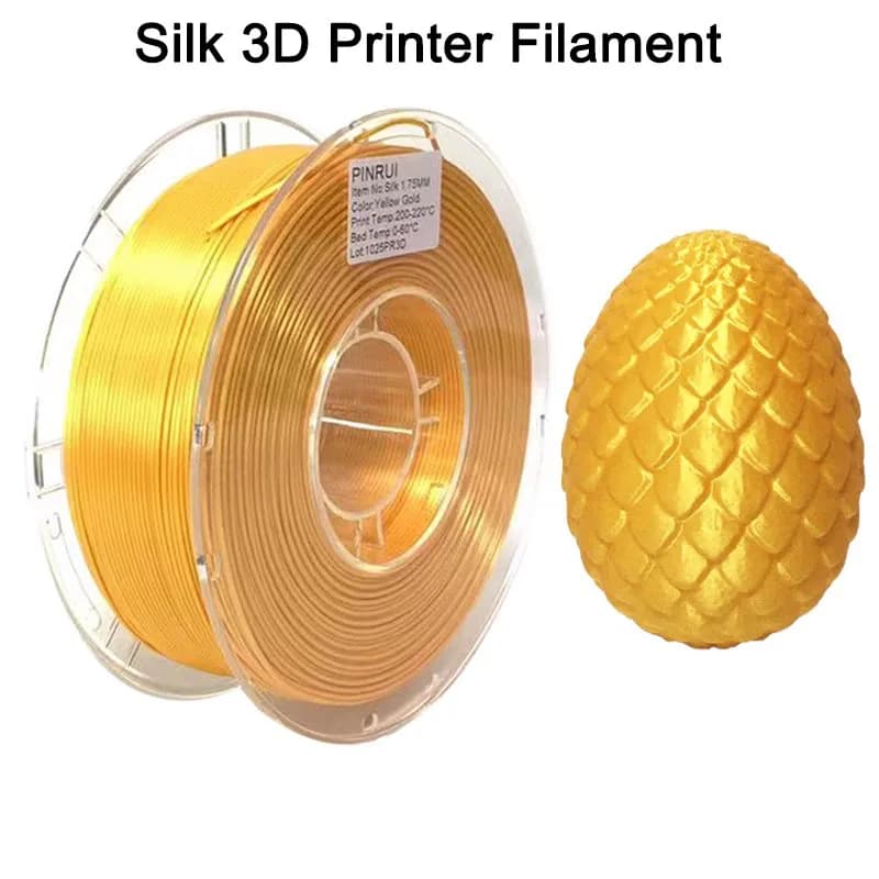 1.75mm 1kg 3D Printer Filament Silk PLA 3D Printing Consumables Silk - like Monochrome 3D Printer Filament