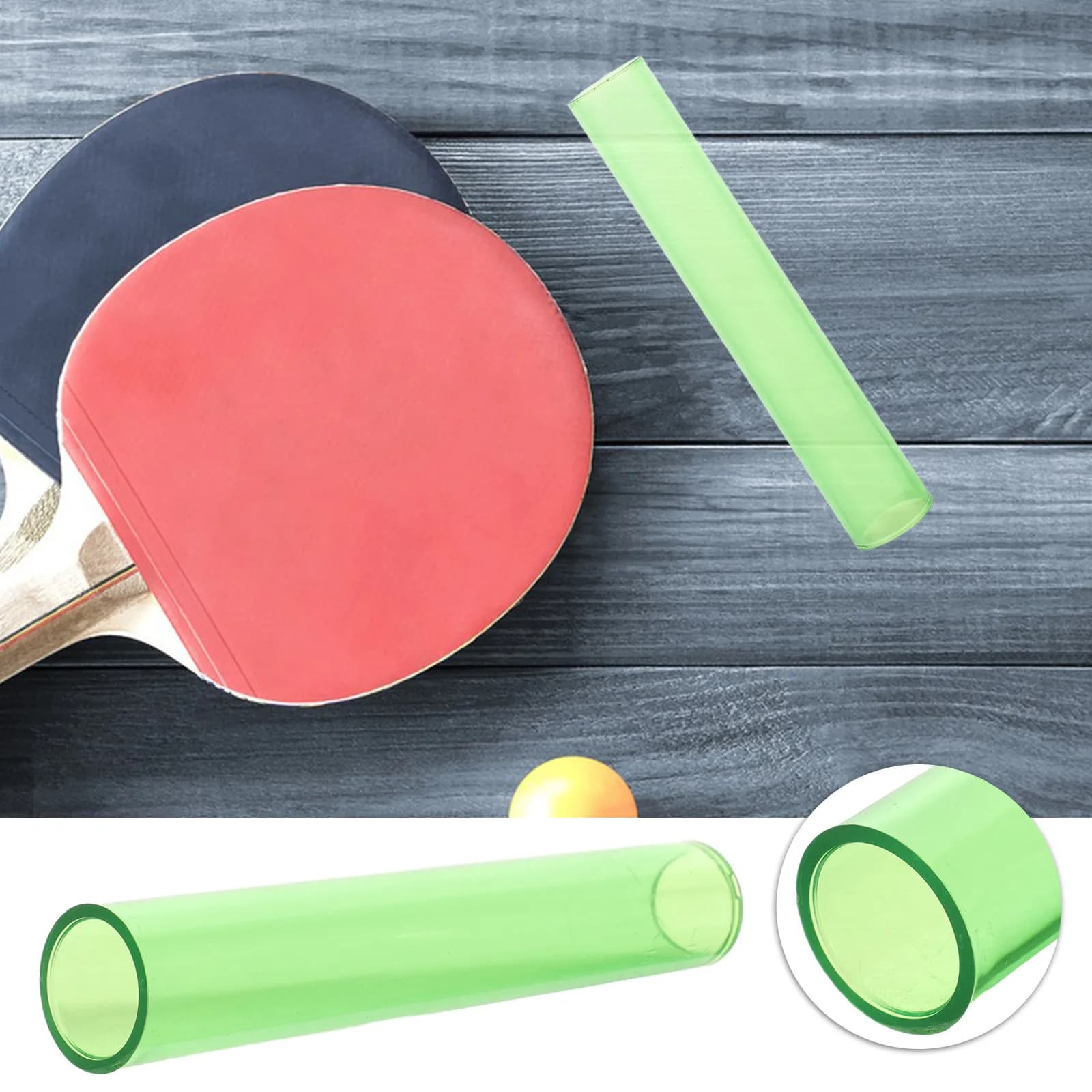 Professional Ping Pong Bat Rubber Roller Plastic Tube Roller Simple Stylish Rubber Installation Tool for Table Tennis Racket