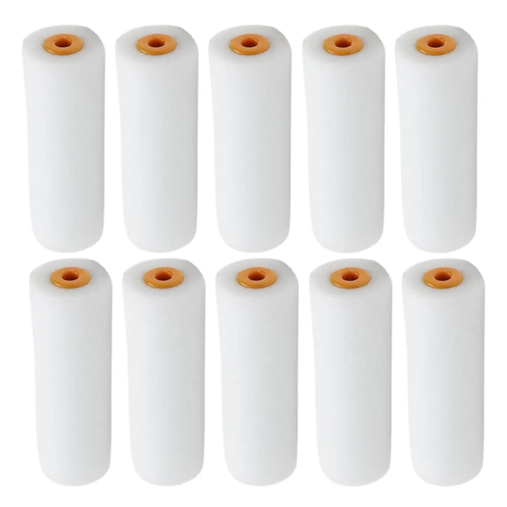 Set di 12 Rulli in Schiuma di Piccole Dimensioni ad Alta Densità per Pittura di Pareti, Soffitti, Mobili, Armadi e Porte