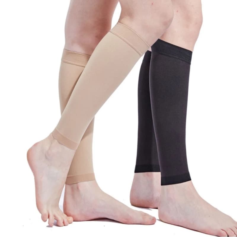 1/3 Paia di Calze a Compressione Unisex, Calze a Pressione per Polpacci, Anti-Varici, Alleviano il Dolore, Calze Dimagranti per Uomo e Donna