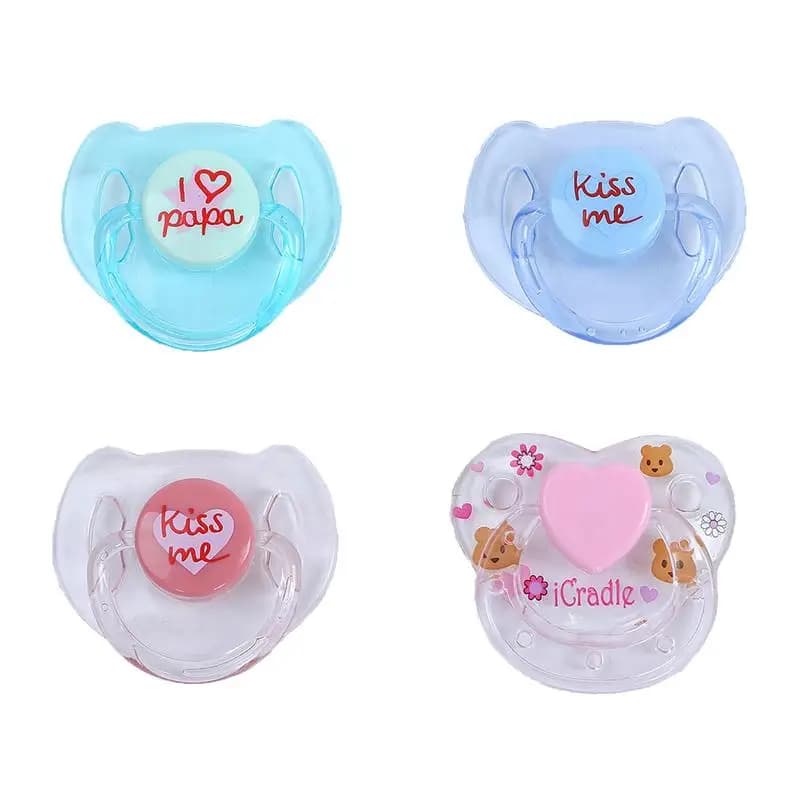 Forniture per bambole rinate Ciuccio magnetico fittizio + magnete per bambole rinate Accessori per ragazze Aspetto adorabile e carino