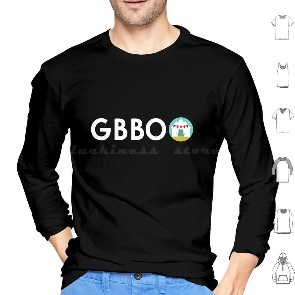 Felpe con cappuccio Gbbo a maniche lunghe Gbbo The Great British Bake Off Great Britain Car Cool Casco Hydro Flask Laptop