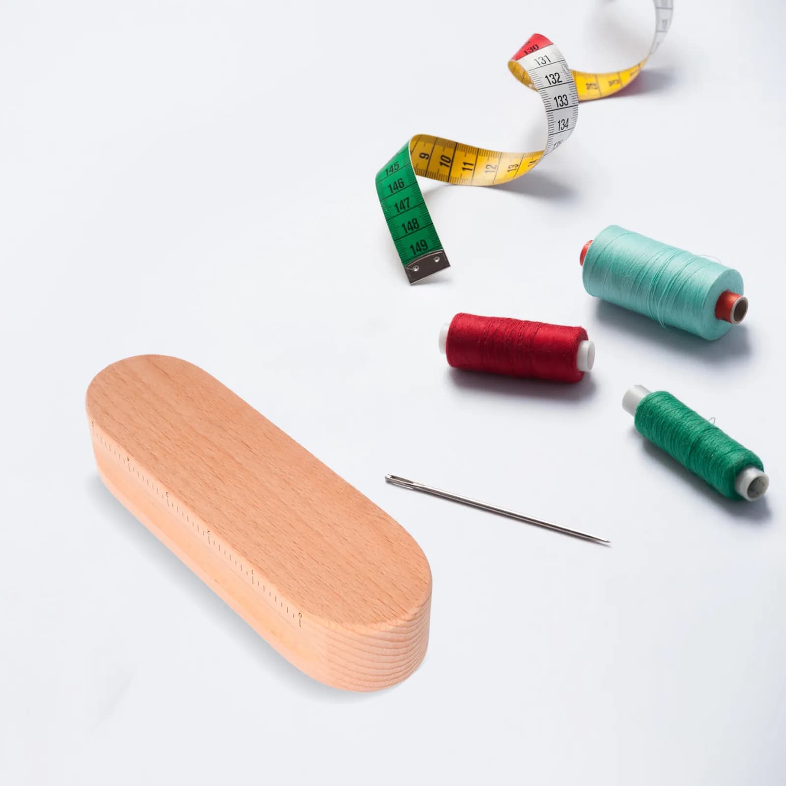 2Pcs Seam Pressing Tool Wooden Clapper Heavy Duty Wood Quilting Pressing Board Fabric Flattening Tool Steam Iron