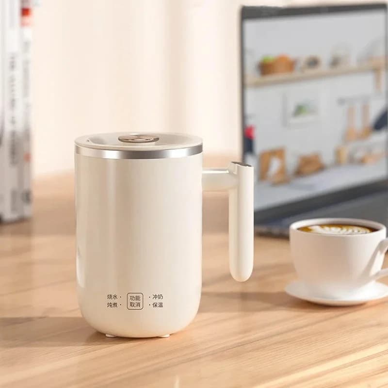 400 ml electric kettle Smart cup for health Thermal cup for milk/coffee Portable travel kettle Multi-functional cup for stew Mini teapot