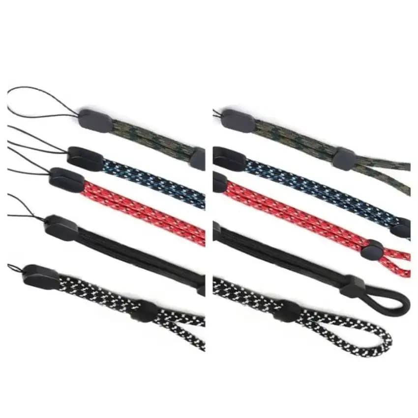 Cordino anti-perdita con treccia rotonda regolabile da polso per telefono cellulare da 500 pezzi per torcia flash USB per fotocamera del telefono