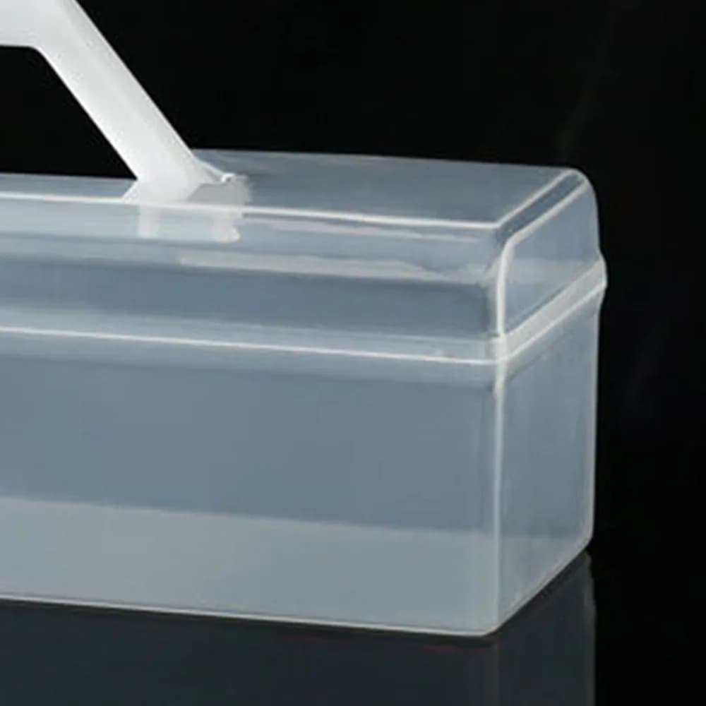 Collect Storage PP Game Card Organizer Large Capacity Transparent Toploader Storage Box Flip Lid Handheld Card Container Home