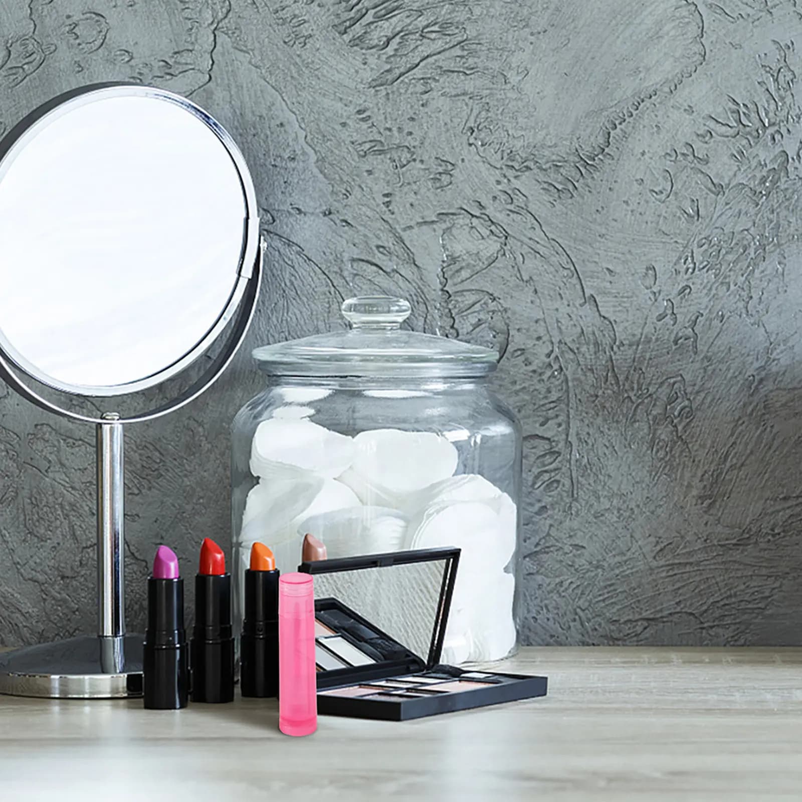 24 Pezzi Tubetti Vuoti per Rossetto, Contenitori Portatili in Plastica per Balsamo Labbra Fai-da-te, Forniture per Lucidalabbra Fai-da-te