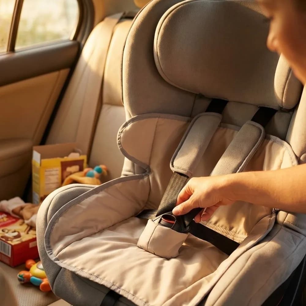 3 Layer Waterproof Infant Safety Seat Diaper Pad Anti-Slip Portable Kids Stroller Mat Easy Clean Skin-Friendly