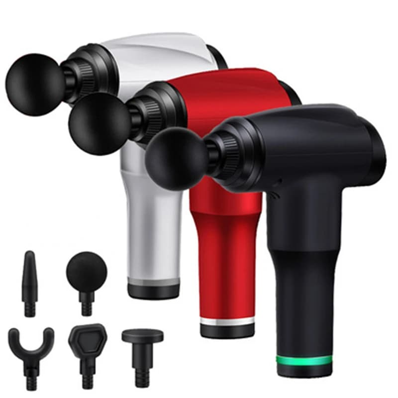 Mini fascia gun small fitness muscle relaxer fascia grab cervical spine massage gun full body massager