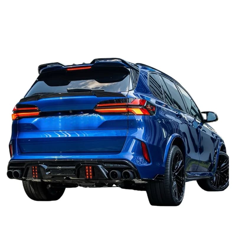 High Quality LD Style Carbon Fiber Body Kit Fit for X5 G05 X5M F95 Including Rear Diffuser Spoiler Tail Throat Aero Upgrade Part